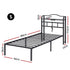 Bed Frame Single Size with Charging Station WAVE