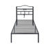 Bed Frame Single Size with Charging Station WAVE