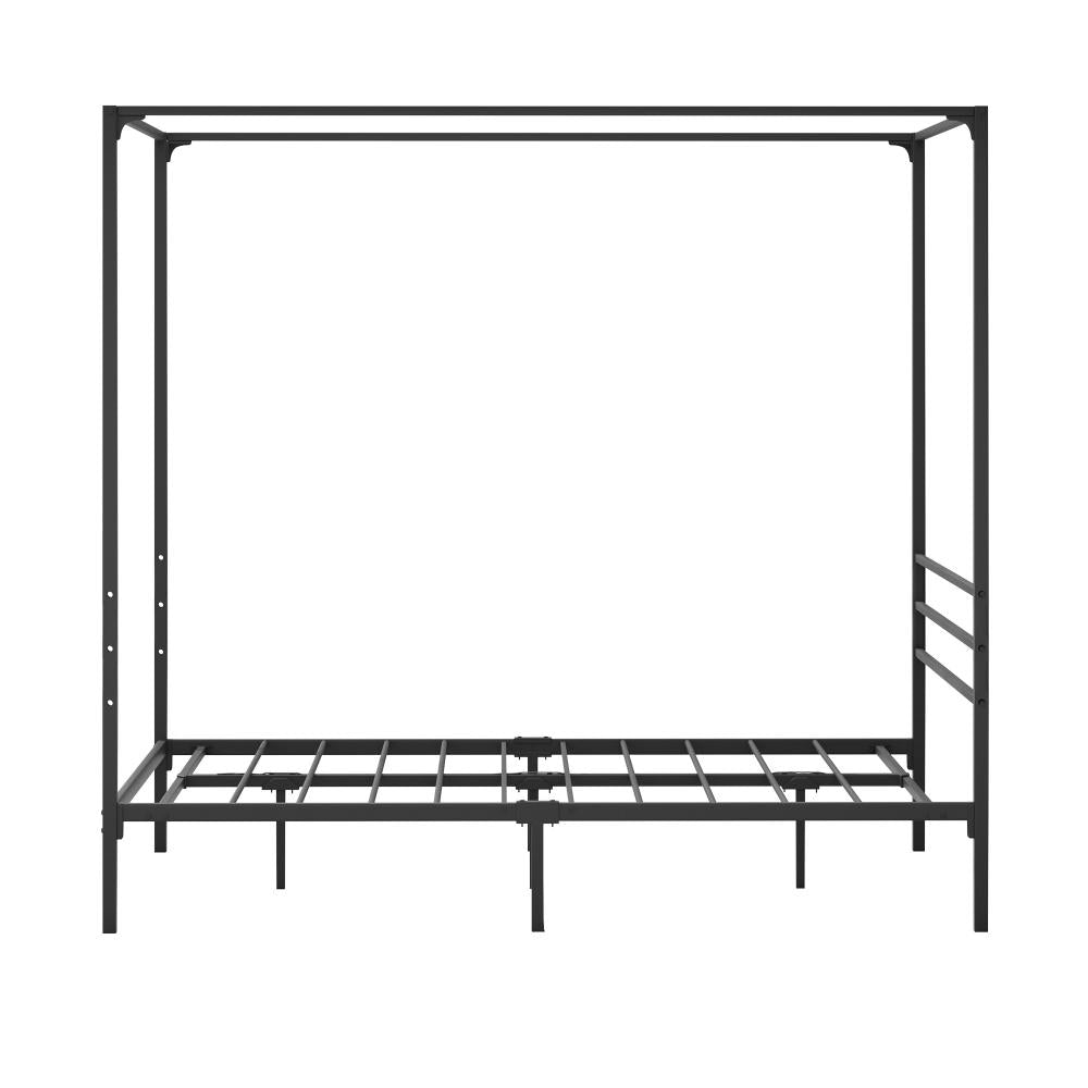 Metal Canopy Bed Frame Double Size Platform