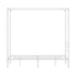 Metal Canopy Bed Frame Single Size White