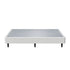 Double Ensemble Metal Bed Base, Fabric Cover Platform Bed, Grey Colour