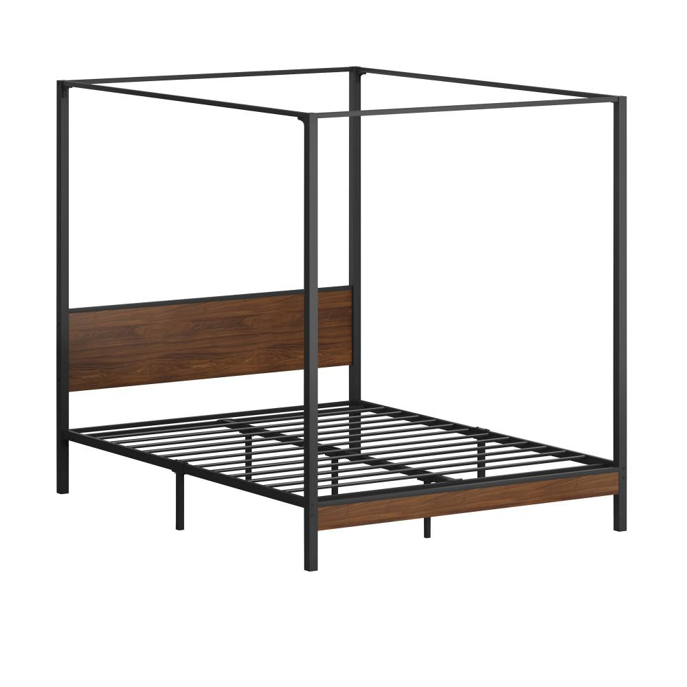 Metal Canopy Bed Frame Double Size Beds Platform