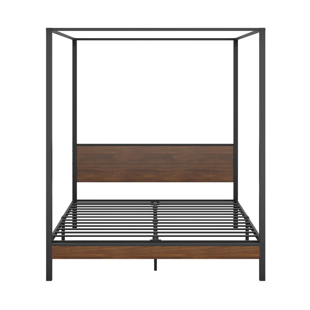 Metal Canopy Bed Frame Double Size Beds Platform