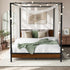 Metal Canopy Bed Frame Double Size Beds Platform