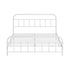 Bed Frame Metal Double Size Bed Platform White