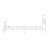 Bed Frame Metal Double Size Bed Platform White
