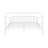 Bed Frame Metal Double Size Bed Platform White