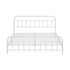 Bed Frame Metal Queen Size Bed Platform White