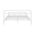 Bed Frame Metal Queen Size Bed Platform White