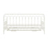 Trundle Bed Frame Daybed Single Size Base Metal Beige