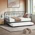 Trundle Bed Frame Daybed Single Size Base Metal Black