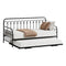 Trundle Bed Frame Daybed Single Size Base Metal Black