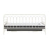 Trundle Bed Frame Daybed Single Size Beige with Mattress x2