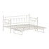 Trundle Bed Frame Single Size Metal 2x Single Beds Beige