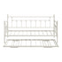 Trundle Bed Frame Single Size Metal 2x Single Beds Beige