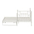 Trundle Bed Frame Single Size Metal 2x Single Beds Beige