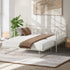 Trundle Bed Frame Single Size Metal 2x Single Beds Beige