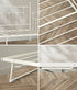 Trundle Bed Frame Single Size Metal 2x Single Beds Beige