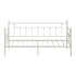 Metal Daybed Frame Single Size Steel Slat Sofa Bed Beige