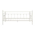 Metal Daybed Frame Single Size Steel Slat Sofa Bed Beige