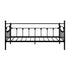 Metal Daybed Frame Single Size Steel Slat Sofa Bed Black