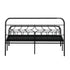 Oikiture Double Bed Frame Metal Platform with Sparkling Star Headboard
