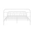 Vintage Metal Bed Frame – Double, White, Scrollwork, Powder‑Coated