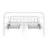 Vintage Metal Bed Frame Double – Scrollwork, 2 Drawers, 300kg Capacity, White