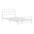 Vintage Metal Bed Frame – King Single, White, Scrollwork, Powder‑Coated