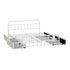 Metal Bed Frame Queen Size Bed Base with 4 Drawers White