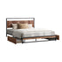 Metal Bed Frame Double Size Bed Base Platform 2 Drawers Black