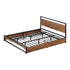 Metal Bed Frame King Size Bed Base Platform 4 Drawers Black