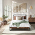 Metal Bed Frame – Industrial Design, Wood Accents, King Single