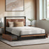 Metal Bed Frame King Single Bed Base Platform 2 Drawers Black