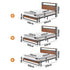 Oikiture Metal Bed Frame King Size LED Storage USB with Mattress