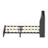 Double Bed Frame with LED Storage Headboard & USB Charging Ports