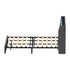 King Bed Frame with LED Storage Headboard, USB Ports & App Control