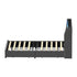 Queen Size Bed Frame With LED Storage Headboard USB Charging