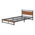 Metal Bed Frame King Single Size Wooden