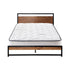 Metal Bed Frame King Single Beds Platform with Mattress