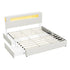 Bed Frame 4 Drawers King Size with LED Charging Bedhead