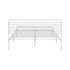 Metal Bed Frame Double Size Platform White