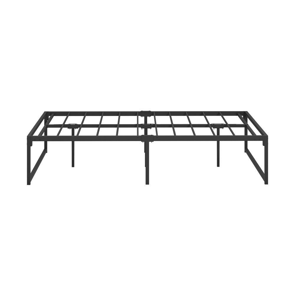 Metal Bed Frame Double Size Beds Platform Black