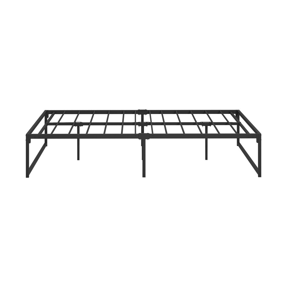 Metal Bed Frame Queen Size Beds Platform Black