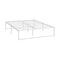 Metal Bed Frame Queen Size Bed Base White
