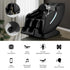 Electric Massage Chair Full Body Zero Gravity Heating Black