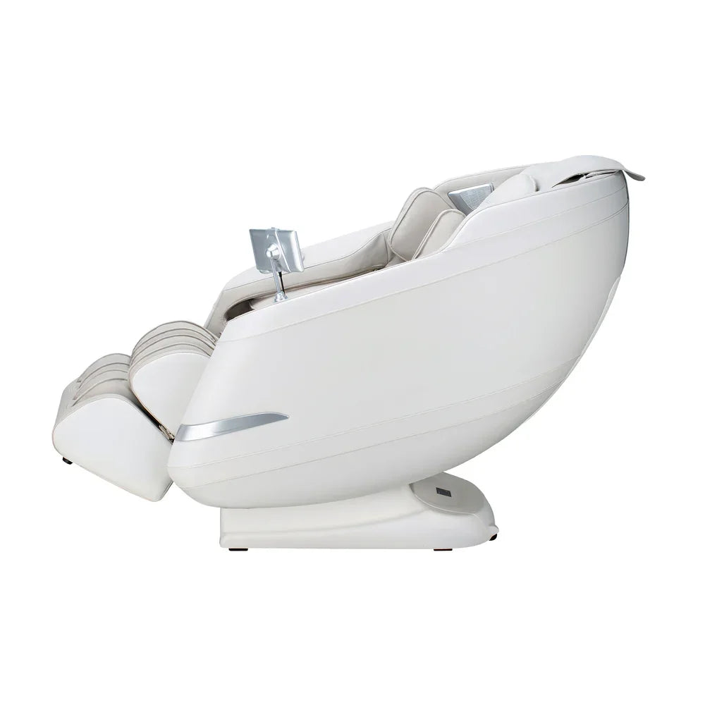 4D Massage Chair Electric Recliner SL Track Heated Beige