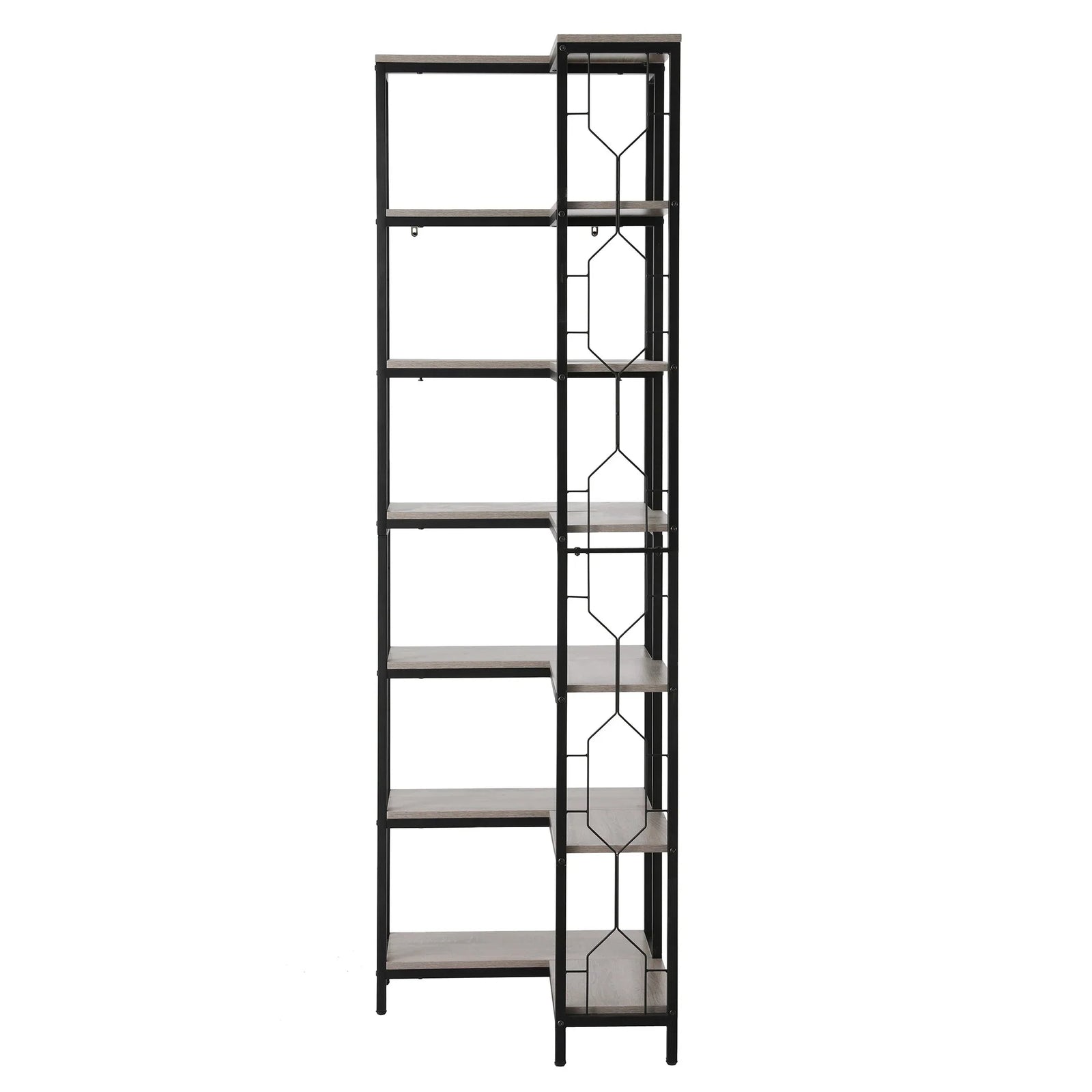 Artiss 6 Tiers Bookshelf Corner Shelf Bookcase Display Shelves Oak