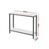 Console Table Entryway Hallway Display Desk Marble Effect White