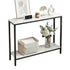 Console Table Entryway Hallway Display Desk Marble Effect White